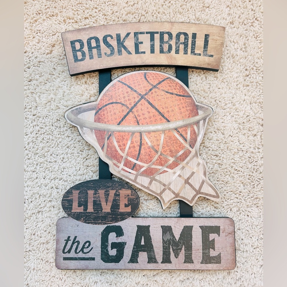Hobby Lobby Wall Basketball decal for boy’s room.